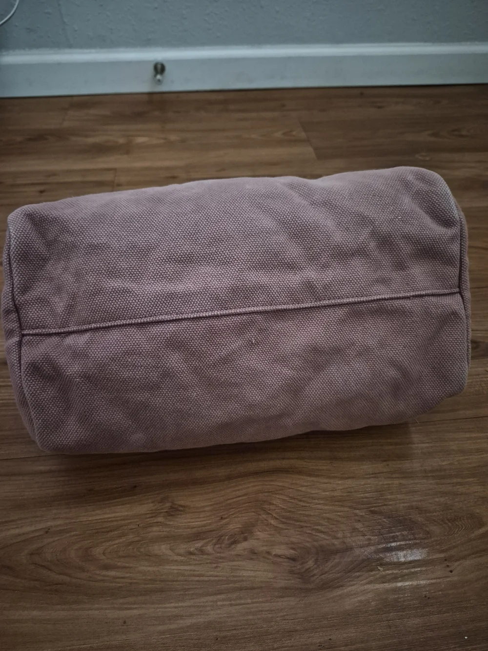 See By Chloé Pink Canvas Button Boston Duffle Bag